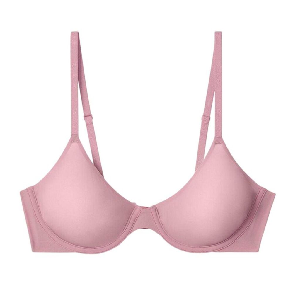 Calvin Klein Womens/Ladies Demi Unlined Bra / Pale Mauve